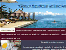 Tablet Screenshot of gunitadospiscinas.com
